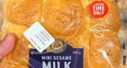 The supermarket's Mini Sesame Milk Rolls, retailing at just $3.49 for a pack of nine, have been hailed as a near-perfect dupe of the popular KFC side - but at a fraction of the price