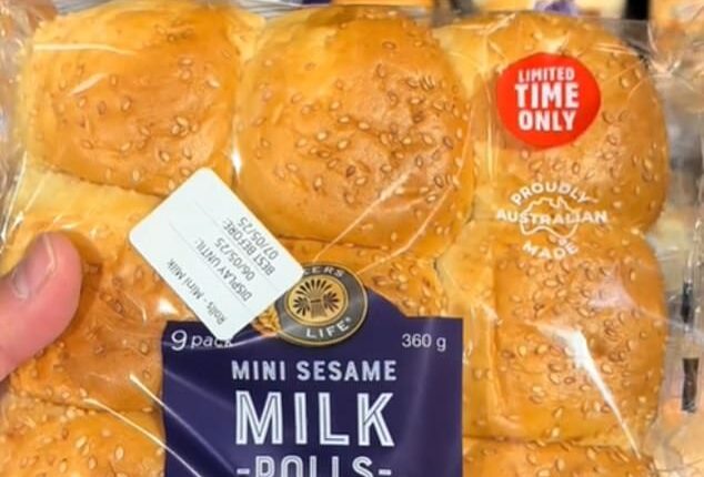 The supermarket's Mini Sesame Milk Rolls, retailing at just $3.49 for a pack of nine, have been hailed as a near-perfect dupe of the popular KFC side - but at a fraction of the price