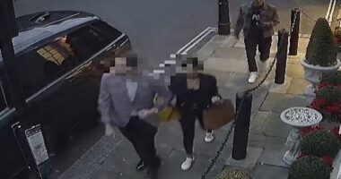 CCTV footage showed how Algerian national Yakob Harket, 21, grabbed a replica Patek Philippe rose gold aquanaut watch from a female police officer's wrist in Mayfair, west London