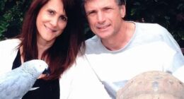 Robin Kaye (left), an award-winning music supervisor for the hit show American Idol, and her husband Thomas Deluca (right), both 70, were discovered brutally shot to death at their home in Encino on July 14 around 2.33pm. Cops now believe they died four days earlier
