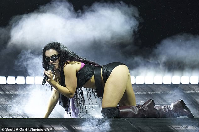 The singer, who had the headline slot at The Other Stage last Saturday night, drew a crowd of thousands of people and the stage had to be closed