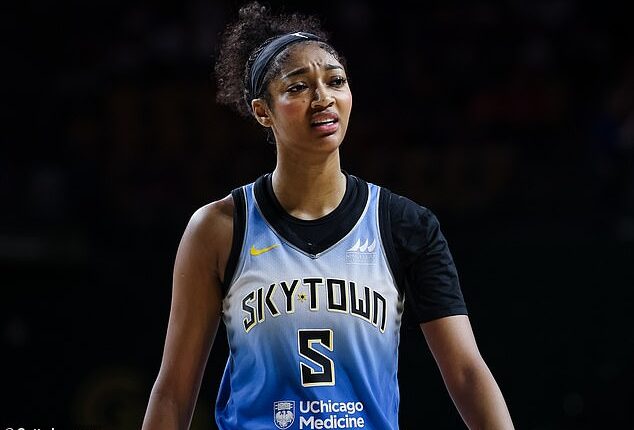 Angel Reese was seen furiously slapping a clipboard out of her coach's hand on Tuesday