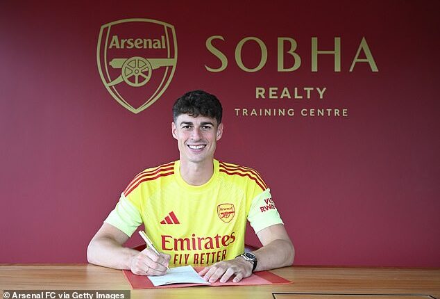 Kepa Arrizabalaga has signed for Arsenal on a three-year deal from London rivals Chelsea