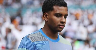 Real Madrid star Rodrygo starting on the bench for a third straight match at the Club World Cup