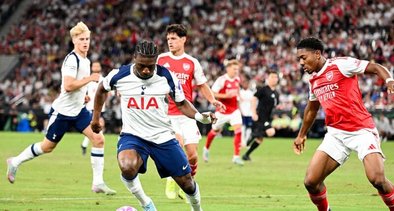 Arsenal vs Tottenham: Live score and updates as Declan Rice denied golden opportunity while Spurs hit the post THREE TIMES in Hong Kong clash