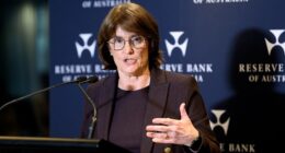 Fears have been raised Reserve Bank Governor Michele Bullock (pictured) may have lost control over interest rate decisions after a majority of board members voted against giving borrowers some relief. Under Labor's changes, the RBA's new monetary policy board is now made up of six part-time outsiders who outnumber three full-time appointments.