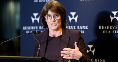 Fears have been raised Reserve Bank Governor Michele Bullock (pictured) may have lost control over interest rate decisions after a majority of board members voted against giving borrowers some relief. Under Labor's changes, the RBA's new monetary policy board is now made up of six part-time outsiders who outnumber three full-time appointments.