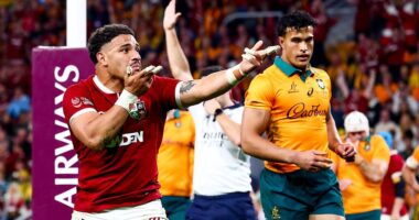 Australia vs British & Irish Lions - Test series: Live score, news and updates as struggling Wallabies have try disallowed... with fired-up visitors well on top in Test opener