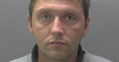 Craig France, 33, who was jailed for raping a woman and secretly filming others in his Peterborough home