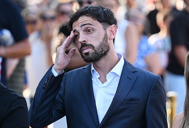 Bernardo Silva gives emotional interview at Diogo Jota's funeral - and says his Portugal team-mate will 'always be in our hearts'
