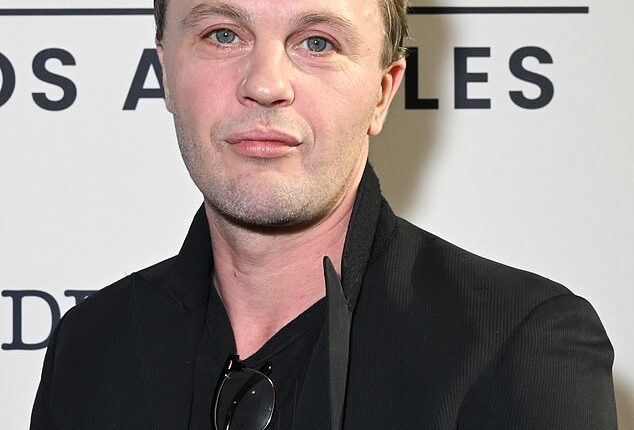 Michael Pitt has released screengrabs of alleged texts from his unnamed ex-girlfriend, who accused him of sexually assaulting and abusing her on four separate occasions between 2020-2021, which led to his subsequent arrest on May 2 (pictured November 16)