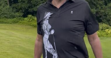 Bon Jovi star Richie Sambora, pictured golfing in Hawaii, has a new lease of life after secretly undergoing surgery after breaking his hand in two places