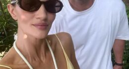 Rosie and Jason have been together since 2009 and though he is best-known for his action films, he also had an impressive athletics career