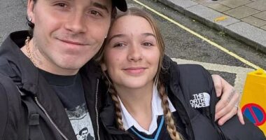 Harper, Brooklyn’s beloved little sister, turned 14 on Thursday amid the ongoing rift