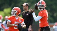 Browns' Gabriel, Sanders Get Deflating Update as Camp Opens