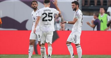 Bruno Fernandes once again stole the show for Manchester United on Saturday evening