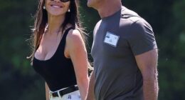 It wouldn't be 'billionaires' summer camp' without Lauren Sanchez and Jeff Bezos - with the newlyweds touching down earlier today in Sun Valley for the annual retreat