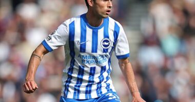 Roma are interested in signing former Celtic star Matt O'Riley from Brighton