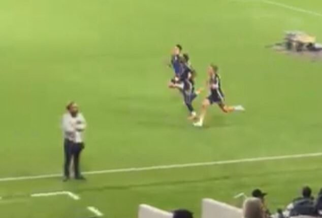 Members of the Vancouver Whitecaps were seen delaying Independence Day fireworks