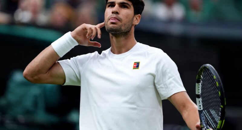 Carlos Alcaraz marches on in pursuit of third Wimbledon title