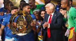 Chelsea players react to Donald Trump’s bizarre involvement in Club World Cup trophy ceremony