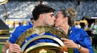 Chelsea stars celebrated on the pitch after their Club World Cup final win against PSG