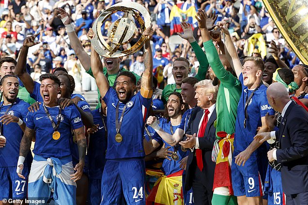 Chelsea updated their list of honours after becoming the 'first ever' Club World Cup champions