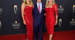 Tavia Hunt (right) - wife of Chiefs owner Clark Hunt - confirmed that one of their family members was among the dead in flooding in Texas