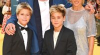 The couple's adorable twins Tristan and Sasha 11, attended the event with their parents