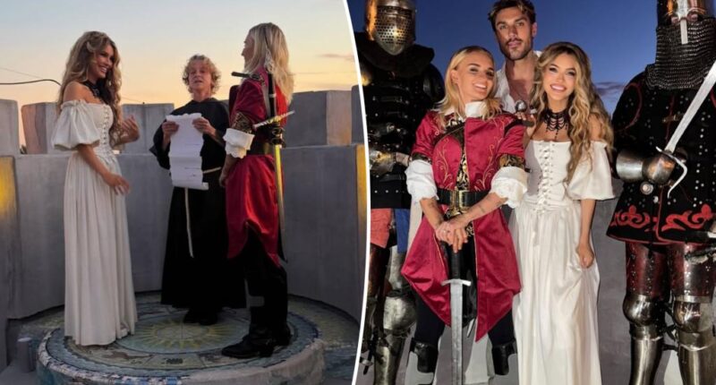 Chrishell Stause marries G Flip for a third time in medieval-themed wedding