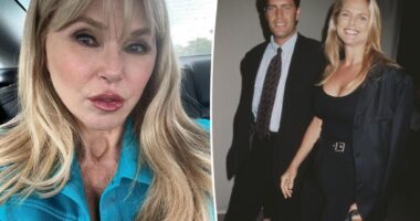 Christie Brinkley fights back tears over 'arrogant' ex's affair