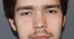 Tyler Boebert is pictured in a mugshot in February 2024. He is facing a new misdemeanor charge of child abuse after an incident with the congresswoman's grandson