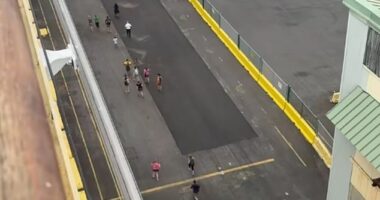 As people brace themselves for possible disaster, some holidaymakers have reported cruise ships are leaving without passengers