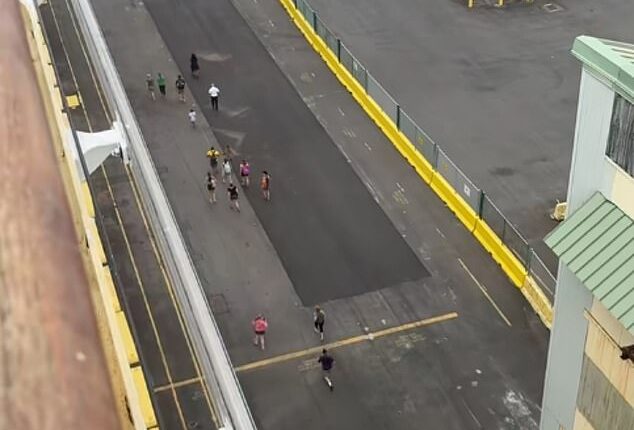 As people brace themselves for possible disaster, some holidaymakers have reported cruise ships are leaving without passengers