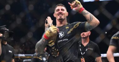 Dana White Announces Tom Aspinall's First Title Defense