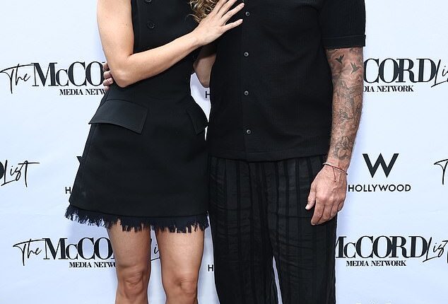 Danny Cipriani packed on the PDA with his on off girlfriend AnnaLynne McCord at an Emmy nomination party on Thursday, as they confirm their romance is back on
