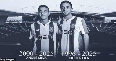 Diogo Jota and his brother, Andre Silva, 25, were killed in the crash, which occurred in northern Spain on July 3