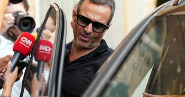 Diogo Jota's agent Jorge Mendes accompanied the player's family at a funeral home