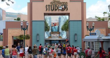 Disney World guests were in for a shock on Thursday when they arrived at Hollywood Studios only to discover that half the theme park was closed. The park is seen on a different date