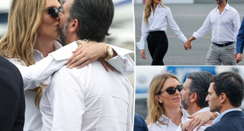 Donald Trump Jr. and Bettina Anderson can't resist excessive PDA