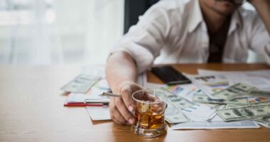 Drinking alcohol more than three times a week can endanger your finances