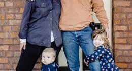 Renovations of the country New South Wales pub at the centre of Edwina Bartholomew and husband Neil Varcoe's unique living arrangement have hit a snag. The couple care pictured with children Molly, five and Tom, three