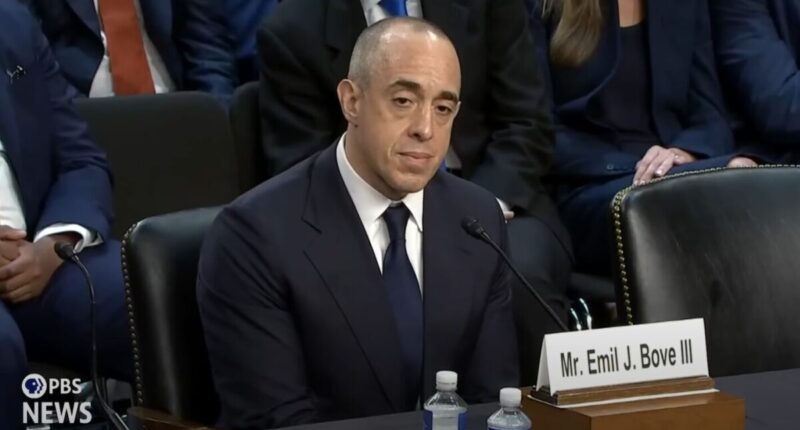 Emil Bove Shines At Confirmation