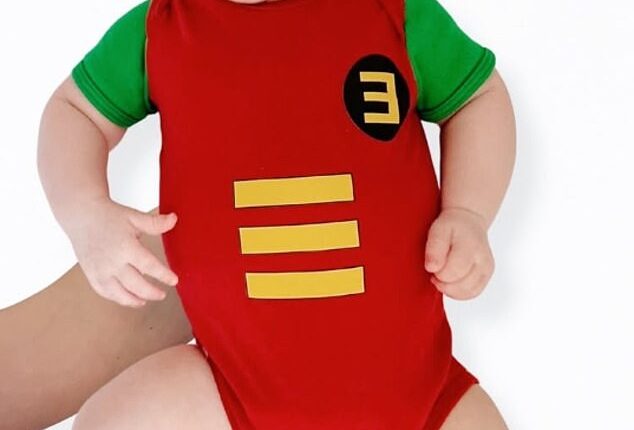 Eminem's four-month-old grandson Elliot dressed up like his superhero alter ego Rapboy in an adorable Instastory shared by his daughter Hailie Jade McClintock on Monday