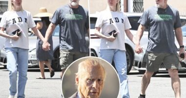 Erika Jayne holds hands with new man as Tom Girardi divorce stalls