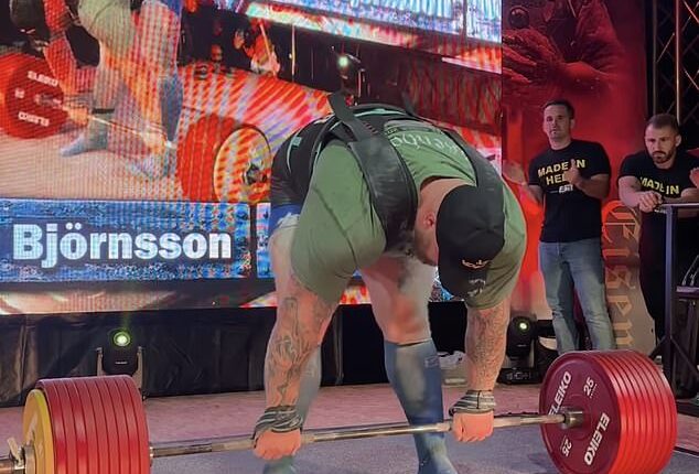 Ex-Game of Thrones star Hafthor Bjornsson has broken the world deadlift record again after benching an impressive 505kg