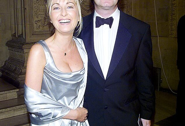 Glamorous: The couple attend the National Television Awards ceremony together in 1998