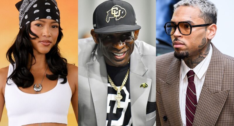 What's Tea Sis? Fans Flood Karrueche Tran With Mentions Of Deion Sanders & Chris Brown After She Shares Ibiza Trip Photos