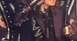 FIRST LOOK: Ozzy Osbourne sent fans into a frenzy as he arrived on stage in Birmingham 's Villa Park on Saturday night for his final ever performance