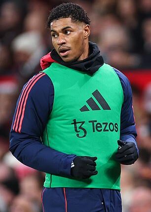 Rashford has been stripped of his squad number